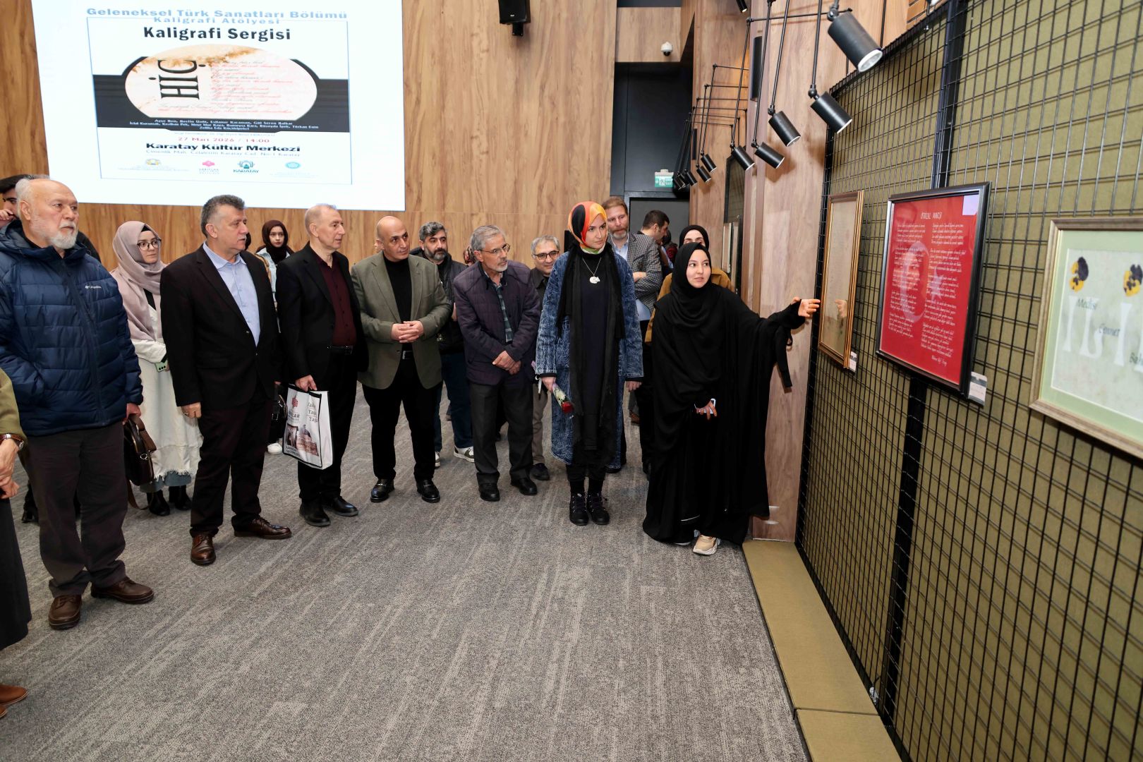 KARATAY’DA “HİÇ” KALİGRAFİ SERGİSİ AÇILDI