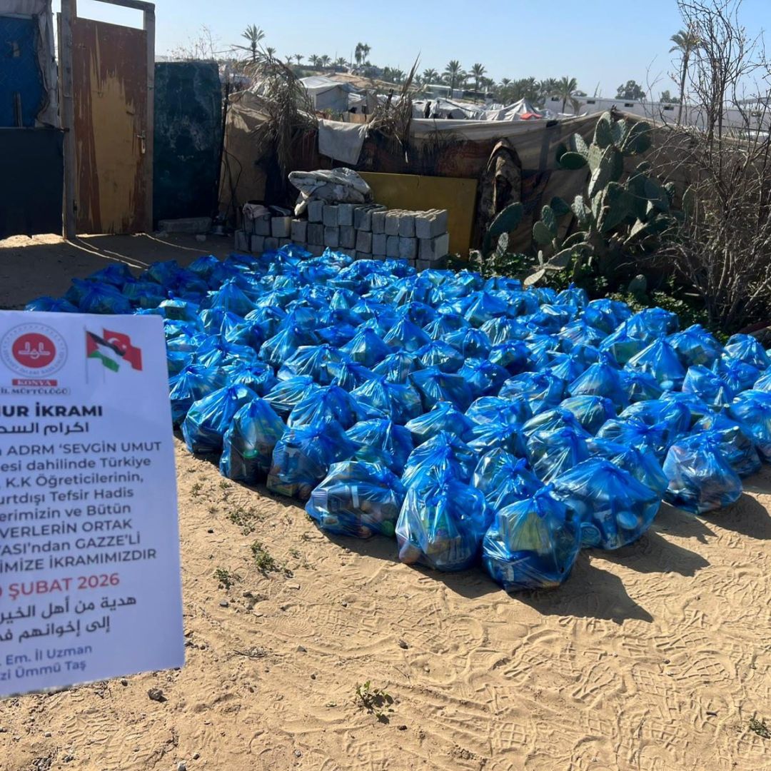 KONYA MÜFTÜLÜĞÜNDEN GAZZE'YE İNSANİ YARDIM