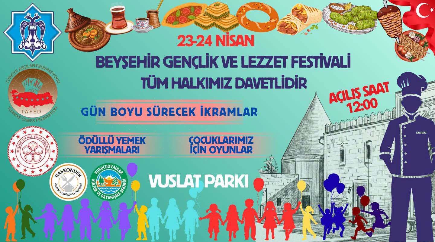 BEYŞEHİR'DE 23 NİSAN'A ÖZEL FESTİVAL