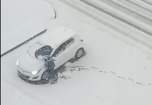 HADİM'DE YOĞUN KAR YAĞIŞI