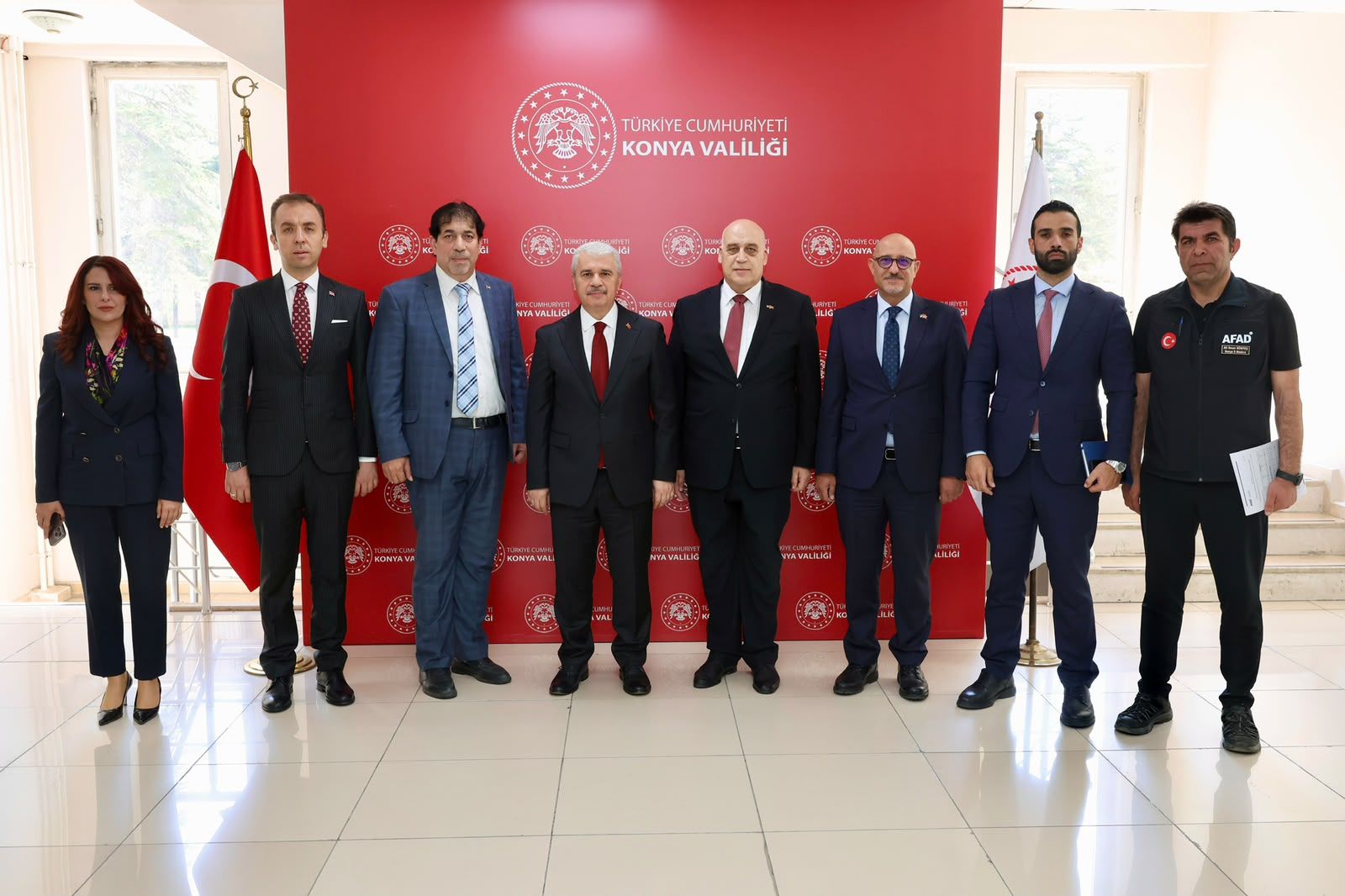 FİLİSTİN BÜYÜKELÇİSİNDEN VALİ AKIN’A ZİYARET