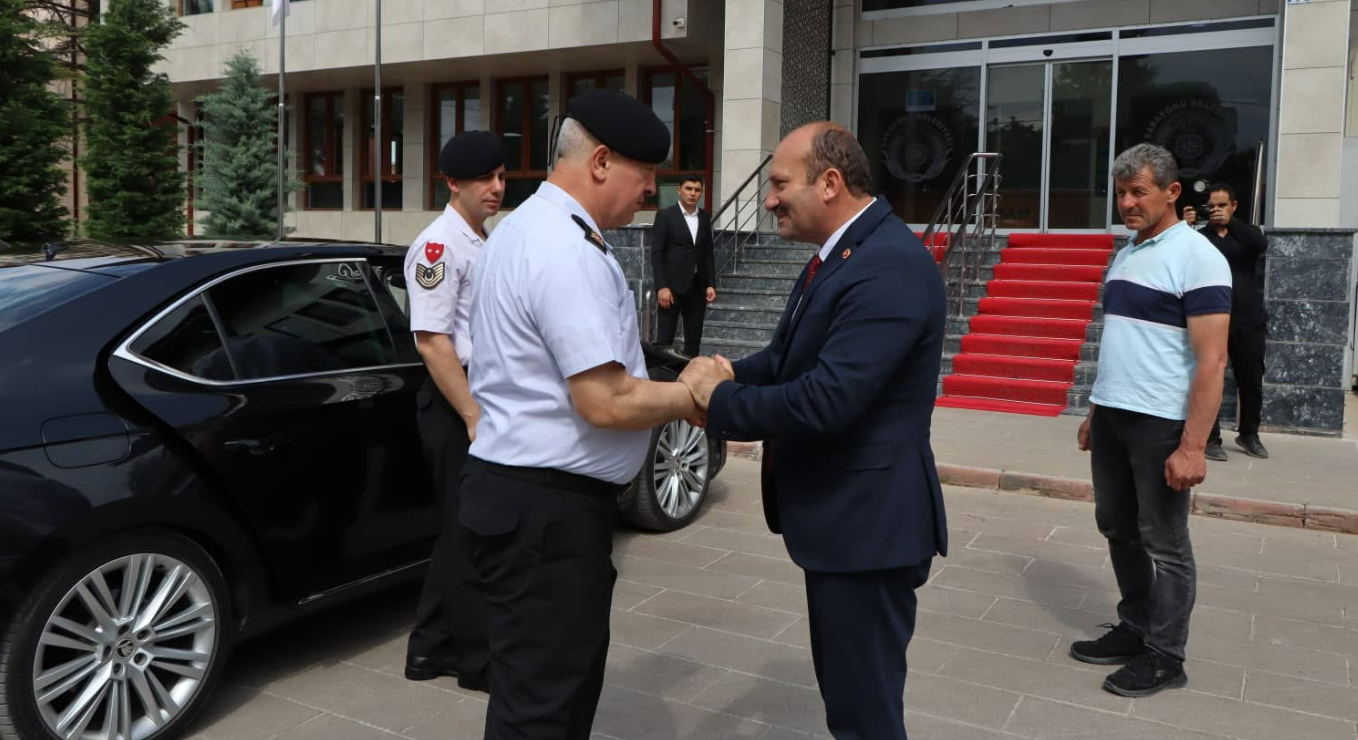 KONYA İL JANDARMA KOMUTANI BAŞKAN KOÇ'U ZİYARET ETTİ