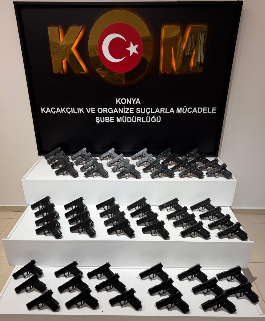 KONYA'DA RUHSATSIZ SİLAH OPERASYONU